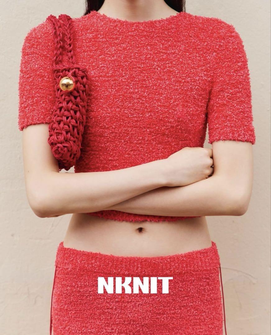 NKNIT 半袖ニットトップス