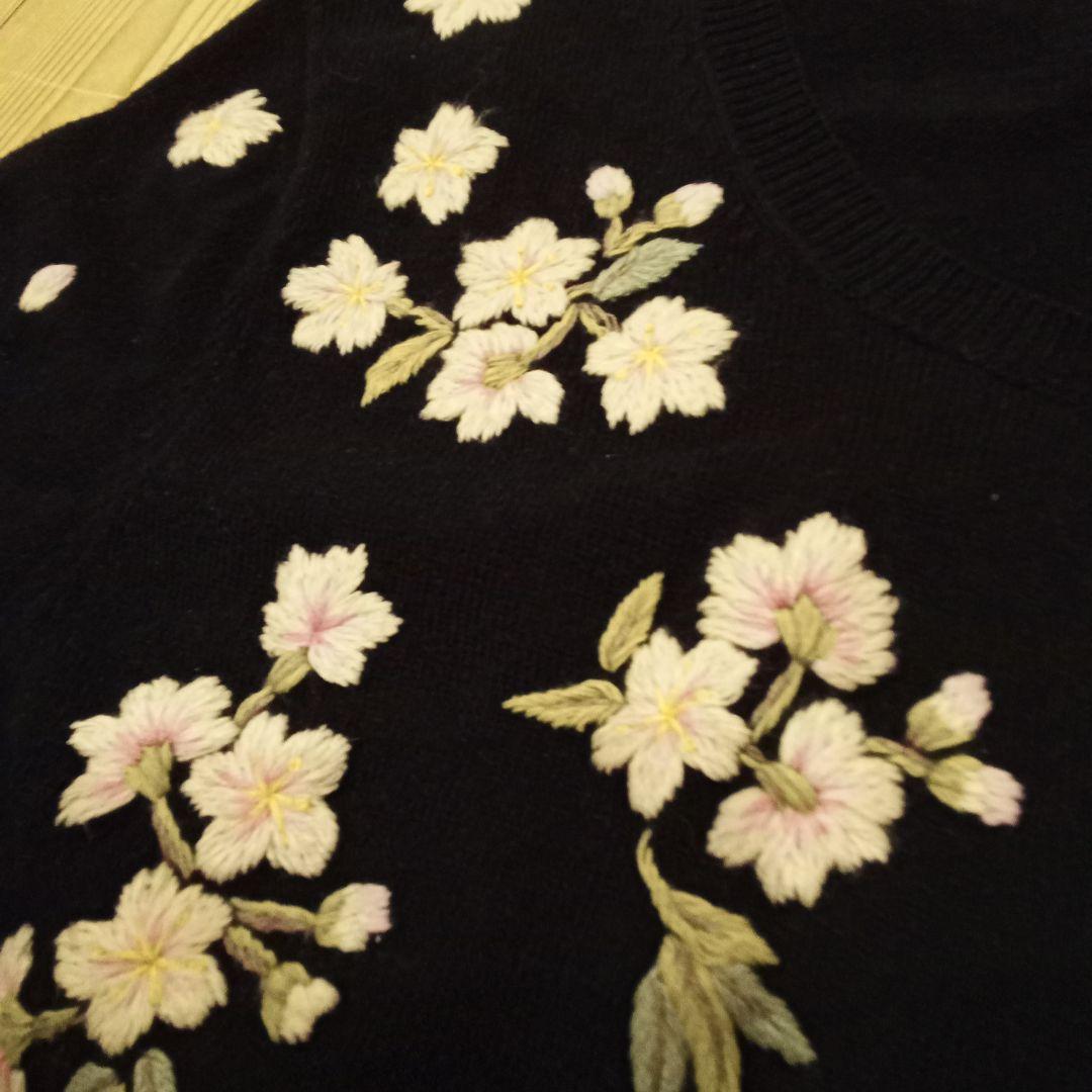 直営店限定 刺繍図案】桜、ひらり(YouTube解説あり)|はなこまち