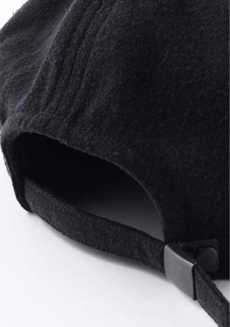 comoli コモリ24SS シルクネップキャップブラック