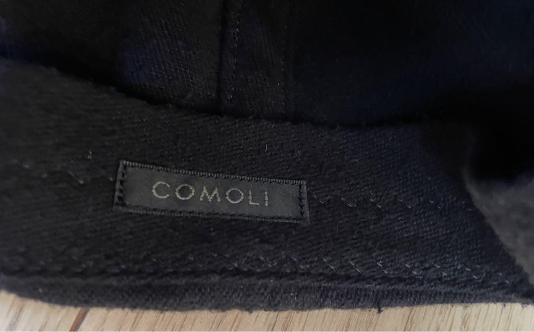 comoli コモリ24SS シルクネップキャップブラック