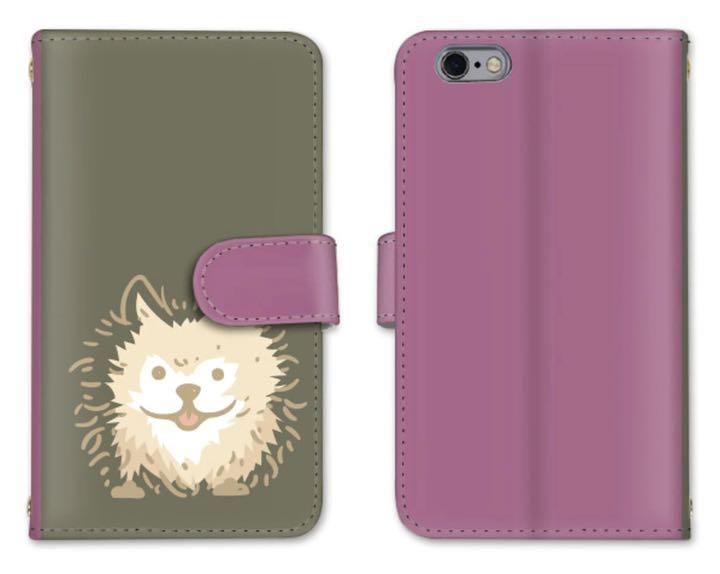 犬 ワンコ 可愛い 手帳型 iPhone スマホ 携帯カバー 全機種対応