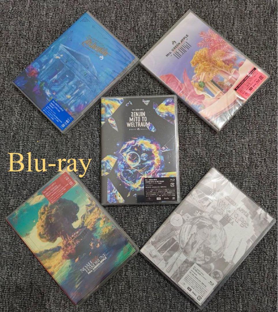 Mrs.GREEN APPLE 通常盤 Blu-Ray 5作品/-9