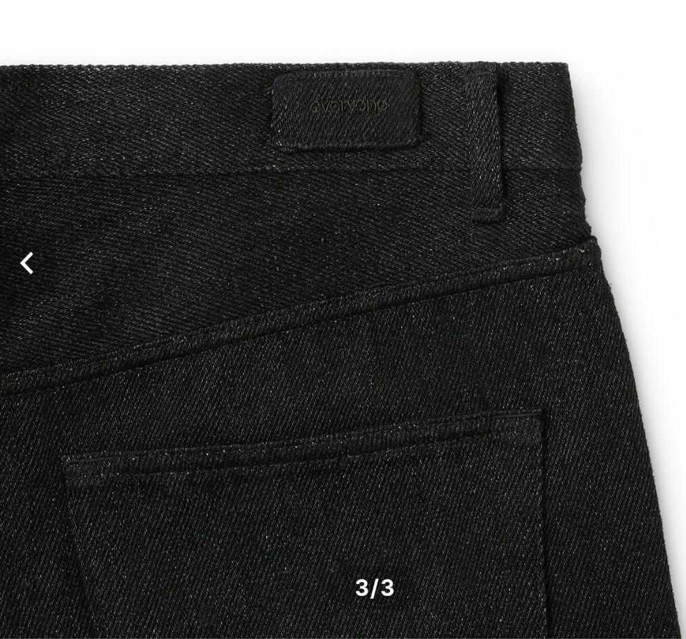 everyone soft denim pants BLACK　S　新品未使用