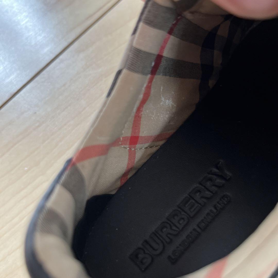 バーバリー　Burberry キッズ　ヴィンテージ チェック スニーカー