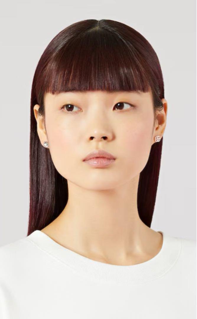GUCCI ダブルG フラワー スタッズ ピアス