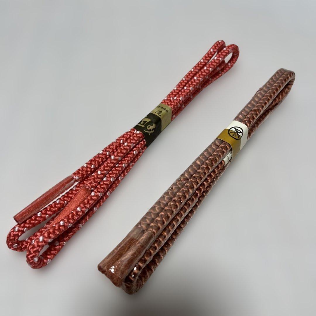 6-上　帯締め　新品　手組紐　正絹　まとめ売り　20本