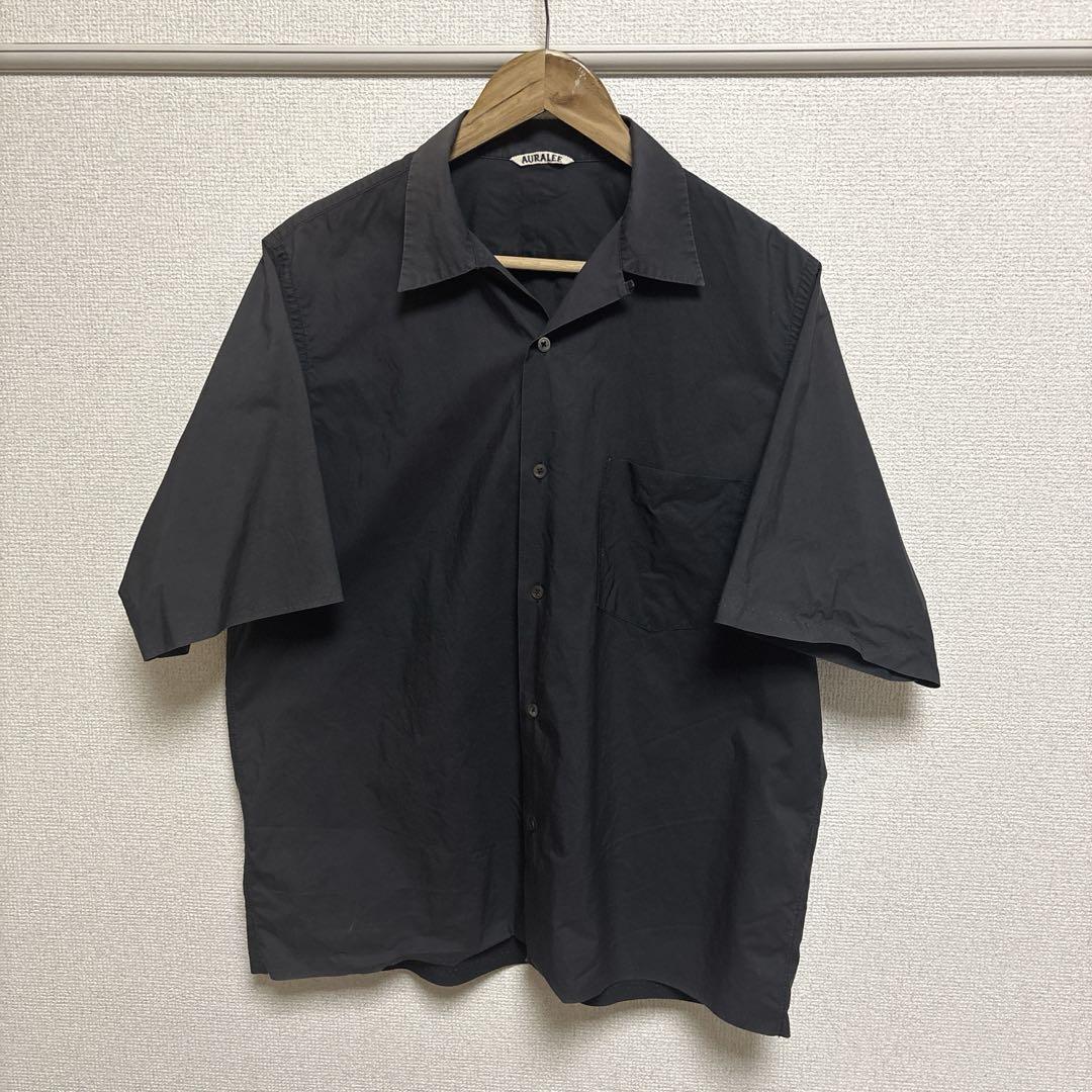 AURALEE ビッグポロシャツ ナチュラル サイズ4 AURALEE＞ビッグ ポロシャツ