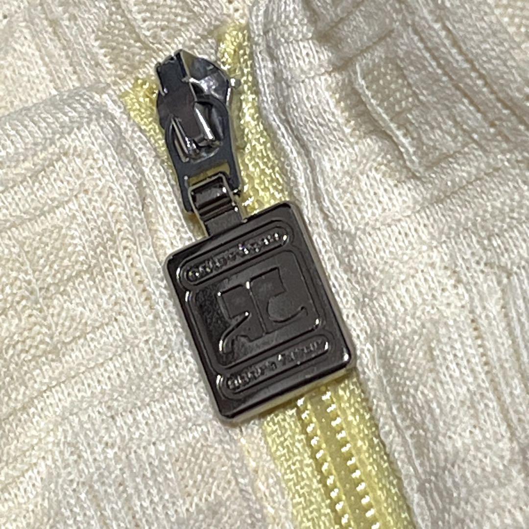 【高級】【38】Courreges 総柄 モノグラム ゴルフウェア レディース 高級】【38】Courreges 総柄 モノグラム ゴルフウェア