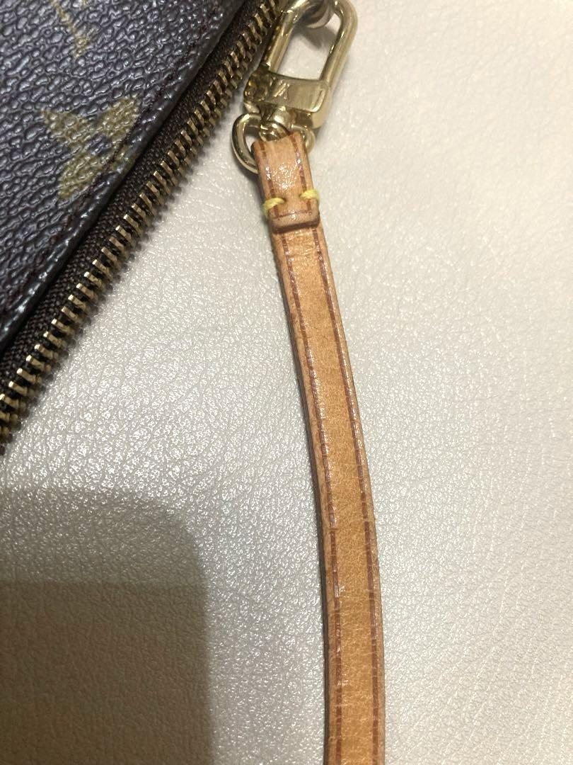 ルイヴィトン ポシェットアクセソワール ストラップ付き モノグラム ショルダー