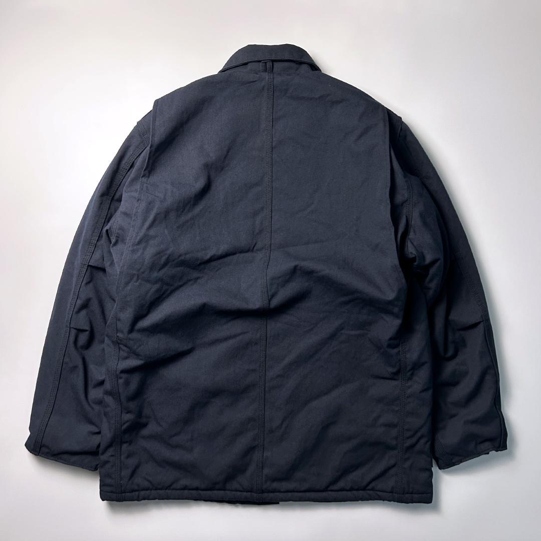 （訳ありセール 格安） ネイビー L トラディショナルコート Carhartt FR ワッペン 企業ロゴ ジャケット・アウター