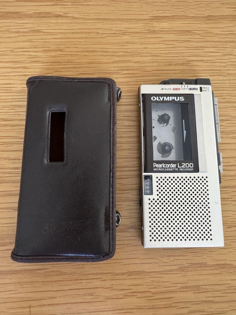 OLYMPUS Pearlcorder L200マイクロカセットレコーダー - メルカリ