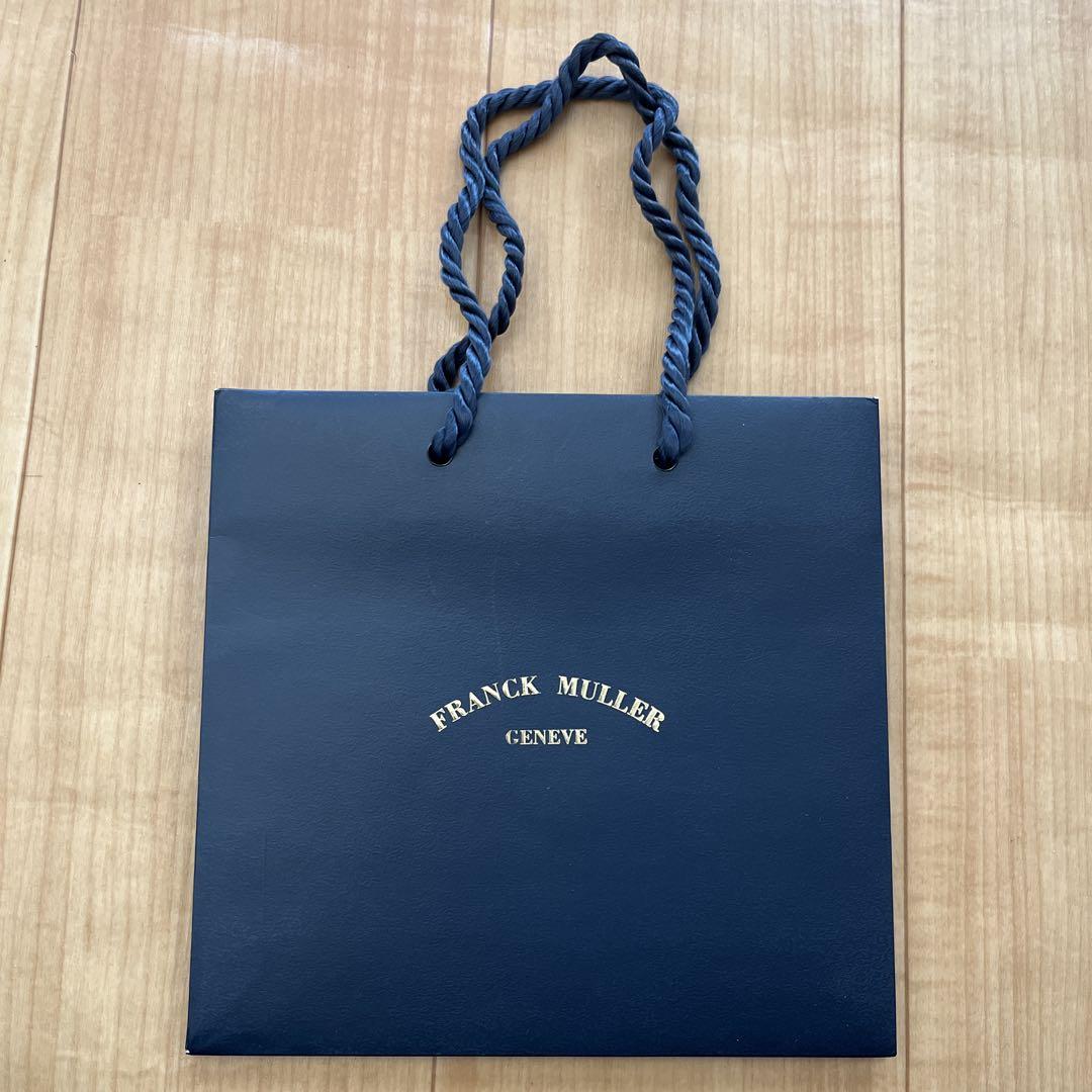 FRANCK MULLER ショップ袋 ネイビー - メルカリ