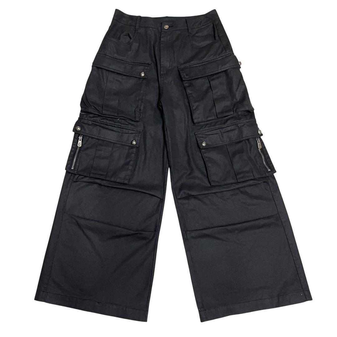 Rosen Kreuz】SIDE BELT BIG WIDE PANTS (2color) | OUR BRAND