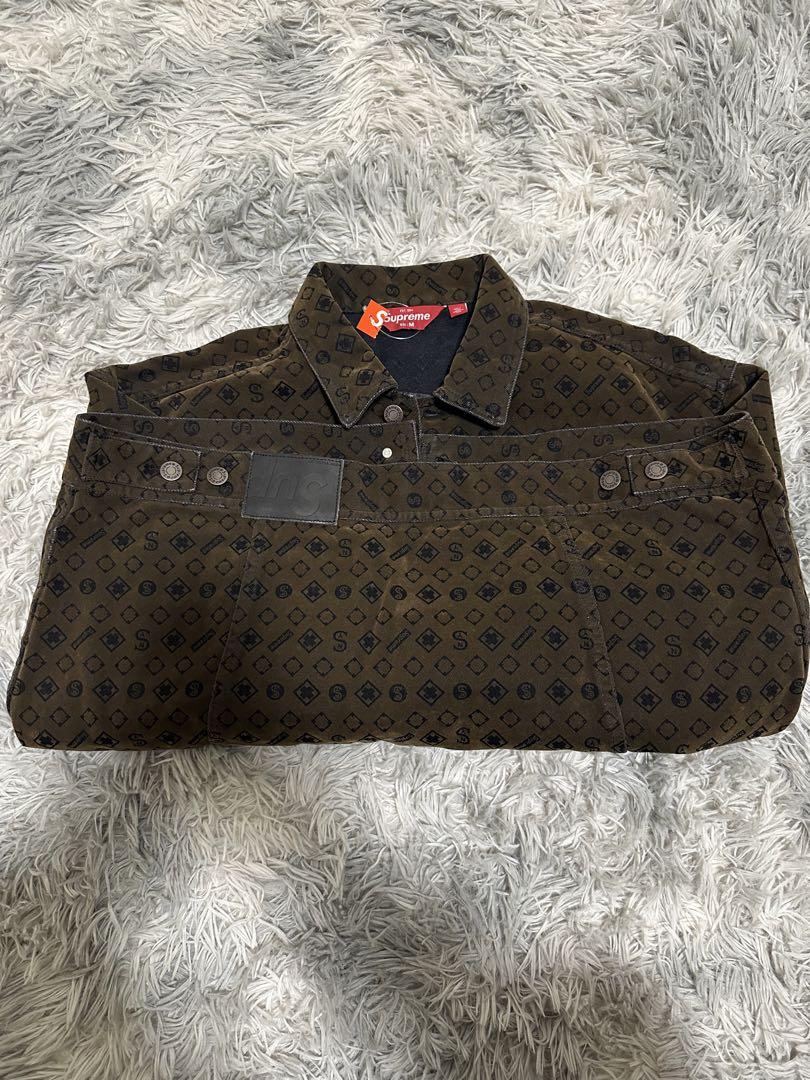ジャケット・アウター Supreme Flocked Denim Trucker Jacket