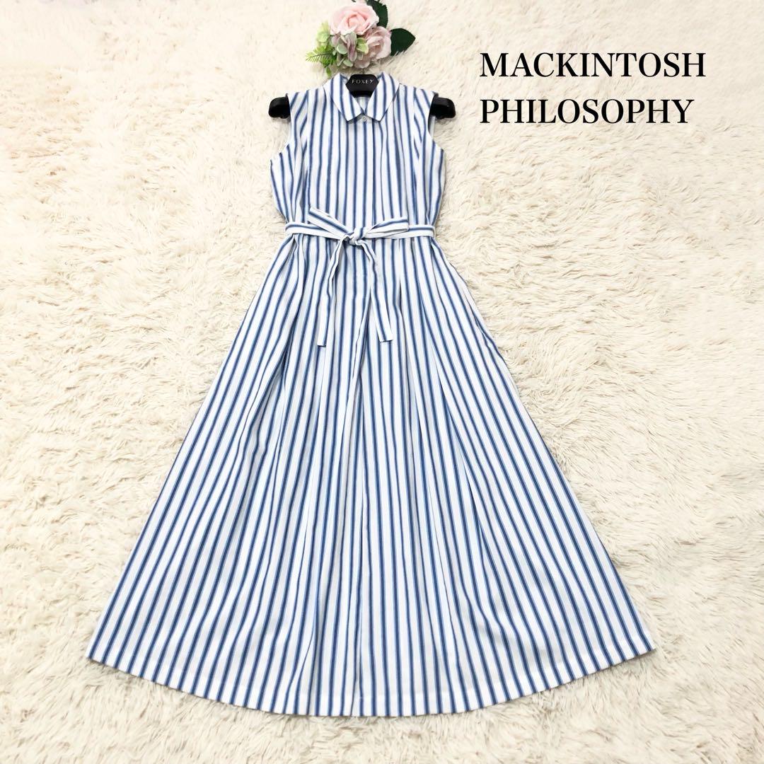ストライプシャツワンピース(ワンピース)｜MACKINTOSH