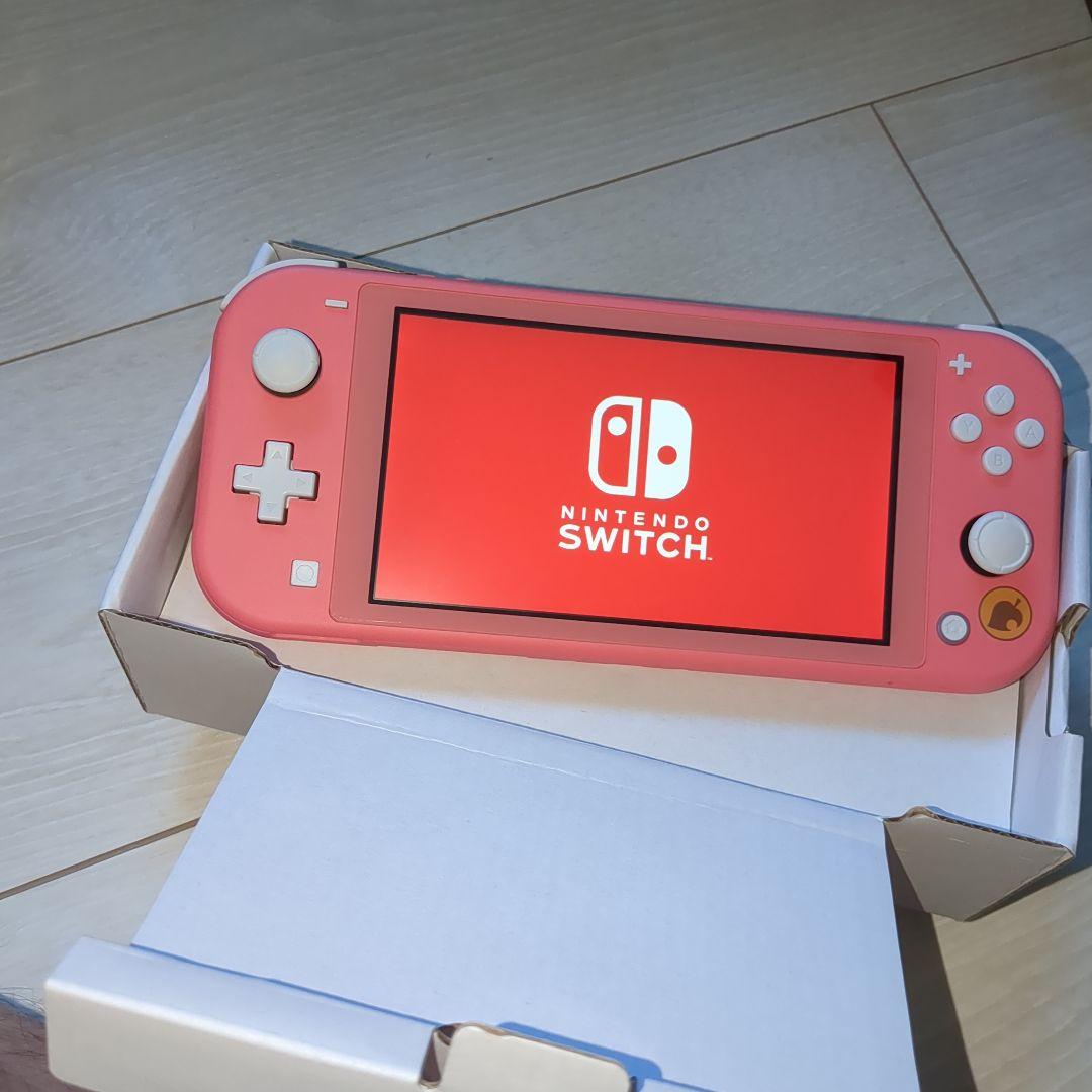 ほぼ未使用 Switch Lite あつまれ どうぶつの森セット しずえ