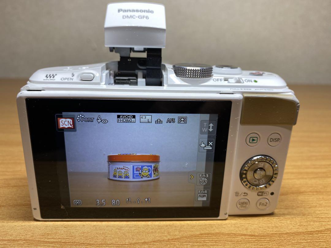 LUMIX GF6 ホワイト 本体 SDカード・バッテリー付き　ジャンク品