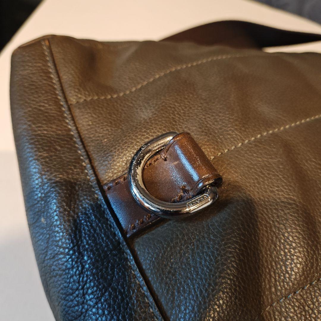 【COACH】ボディバッグ(カーキ)【中古】