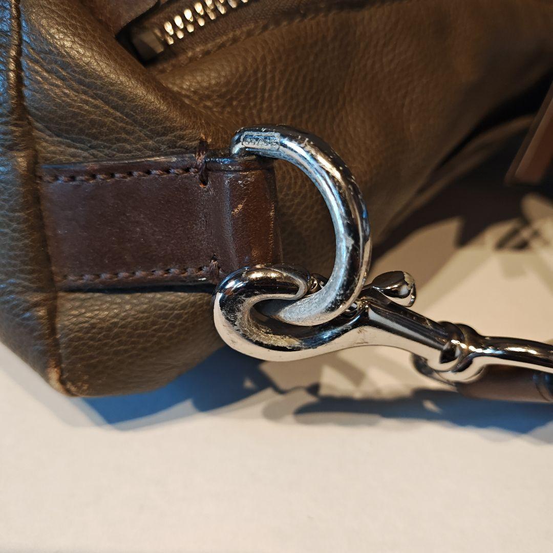 【COACH】ボディバッグ(カーキ)【中古】