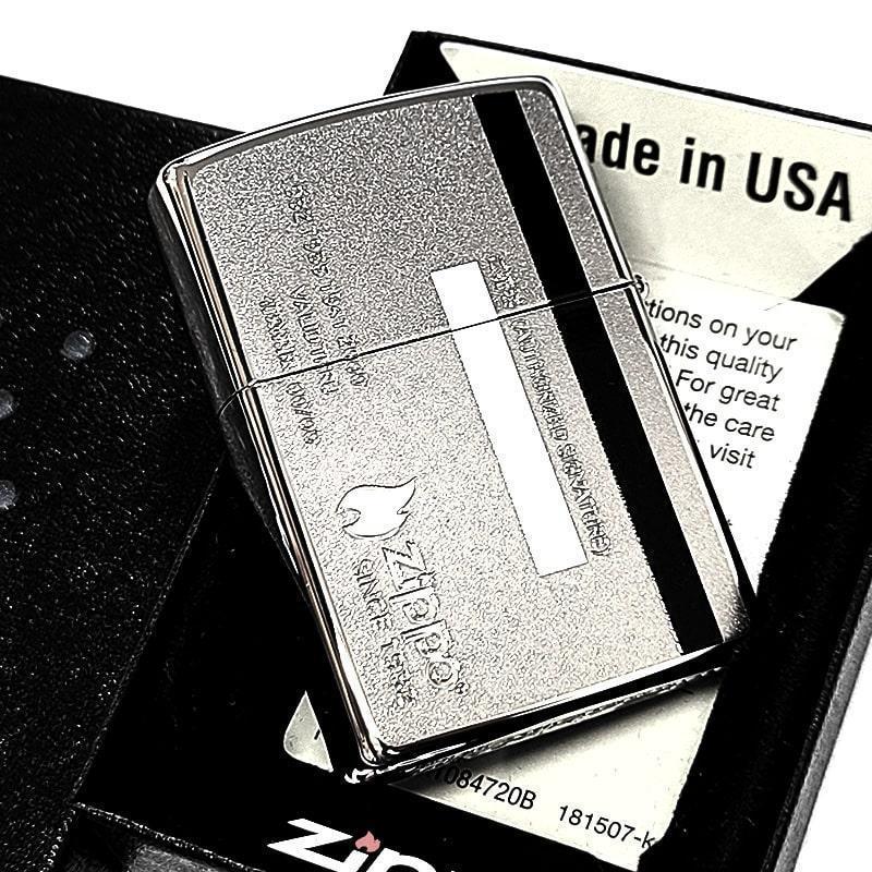ZIPPO クレジット プラチナカード ジッポ ライター シルバー クレカ 鏡面