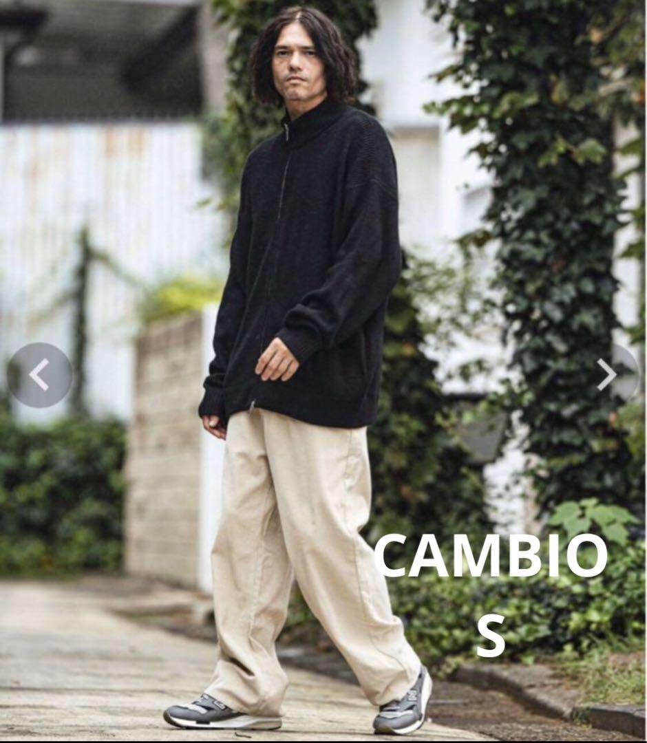 CAMBIO(カンビオ)】 Wide Straight コーデュロイパンツS - メルカリ