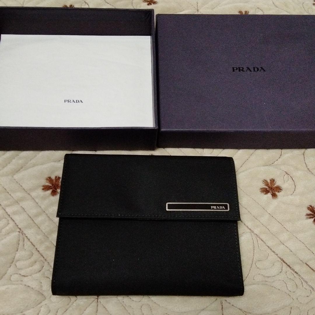 日本に プラダ 三つ折り財布 折り財布 メンズ Exum Es