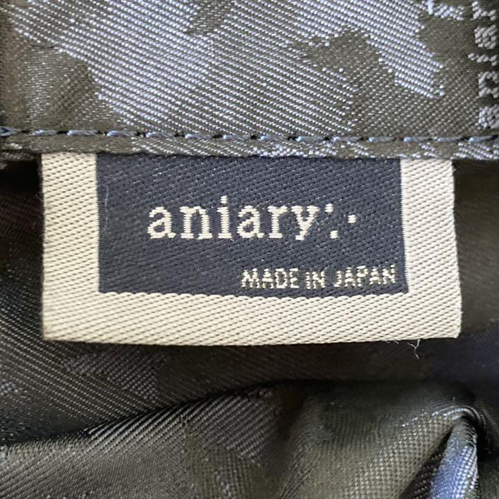 2022大人気 美品 紺 クロシェット付 A4OK uEPjh-m97153533008 アニアリ トートバッグ シュリンクレザー 新作登場安い