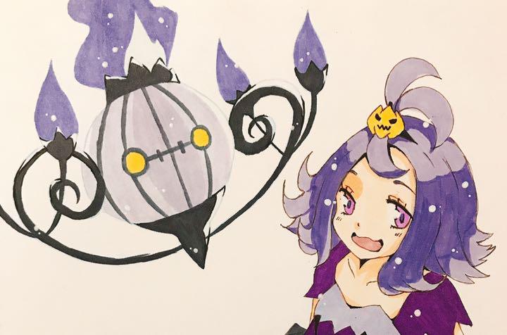 ポケットモンスター アセロラ シャンデラ 手描きイラスト メルカリ ポケットモンスター アセロラ シャンデラ 手描きイラスト メルカリ