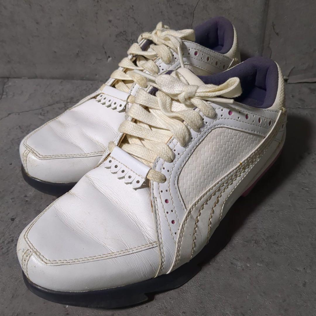 【PUMA】 プーマ (23) ピンク 白 レディース スニーカー