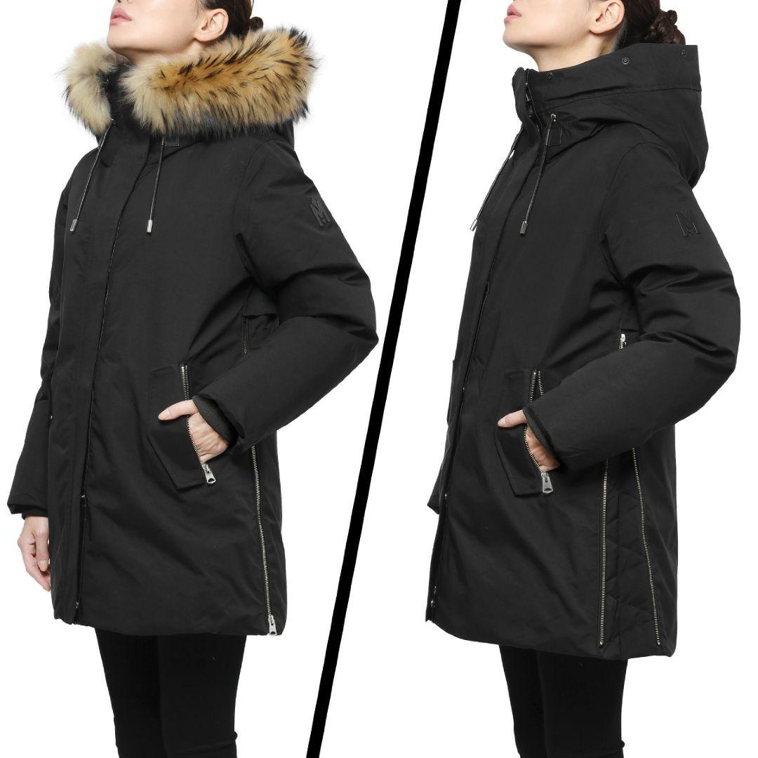 マッカージュ MACKAGE ファー＆フード付 ダウンコート レディース