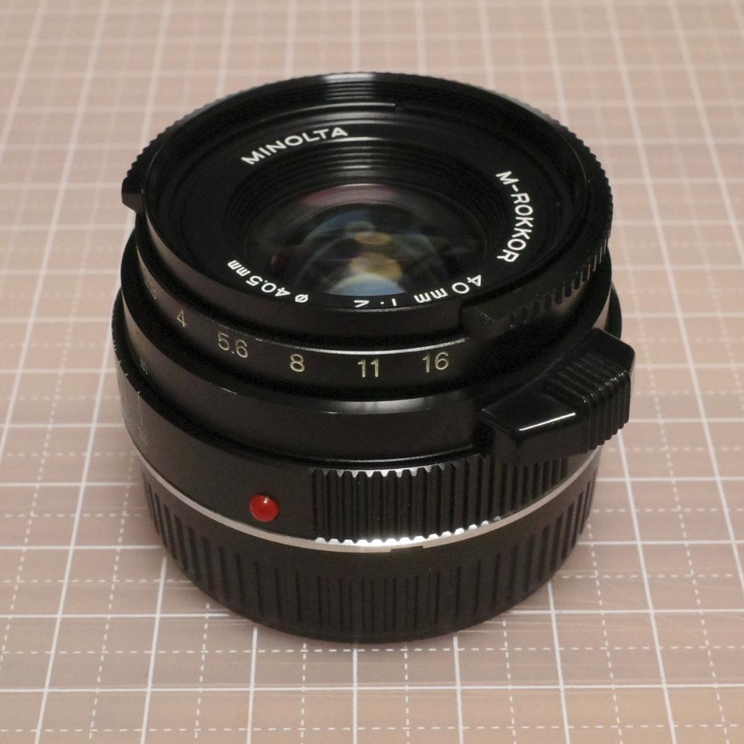MINOLTA ミノルタ M-ROKKOR 40mm F2（平行カム CLE用）