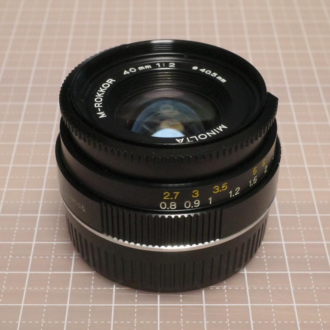 MINOLTA ミノルタ M-ROKKOR 40mm F2（平行カム CLE用）