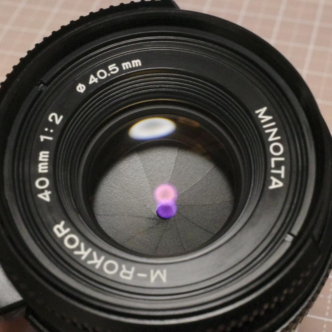 MINOLTA ミノルタ M-ROKKOR 40mm F2（平行カム CLE用）