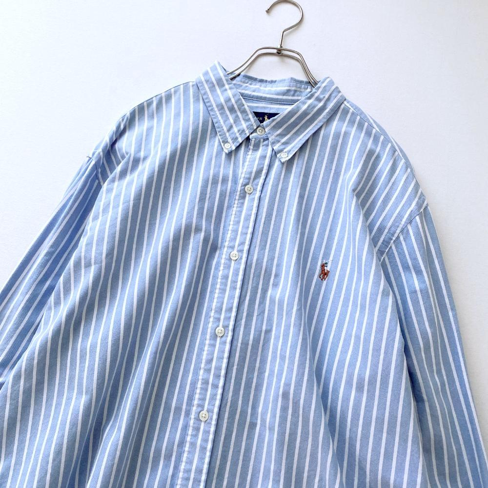 Ralph Lauren - ラルフローレン ストライプ ボタンダウンシャツ