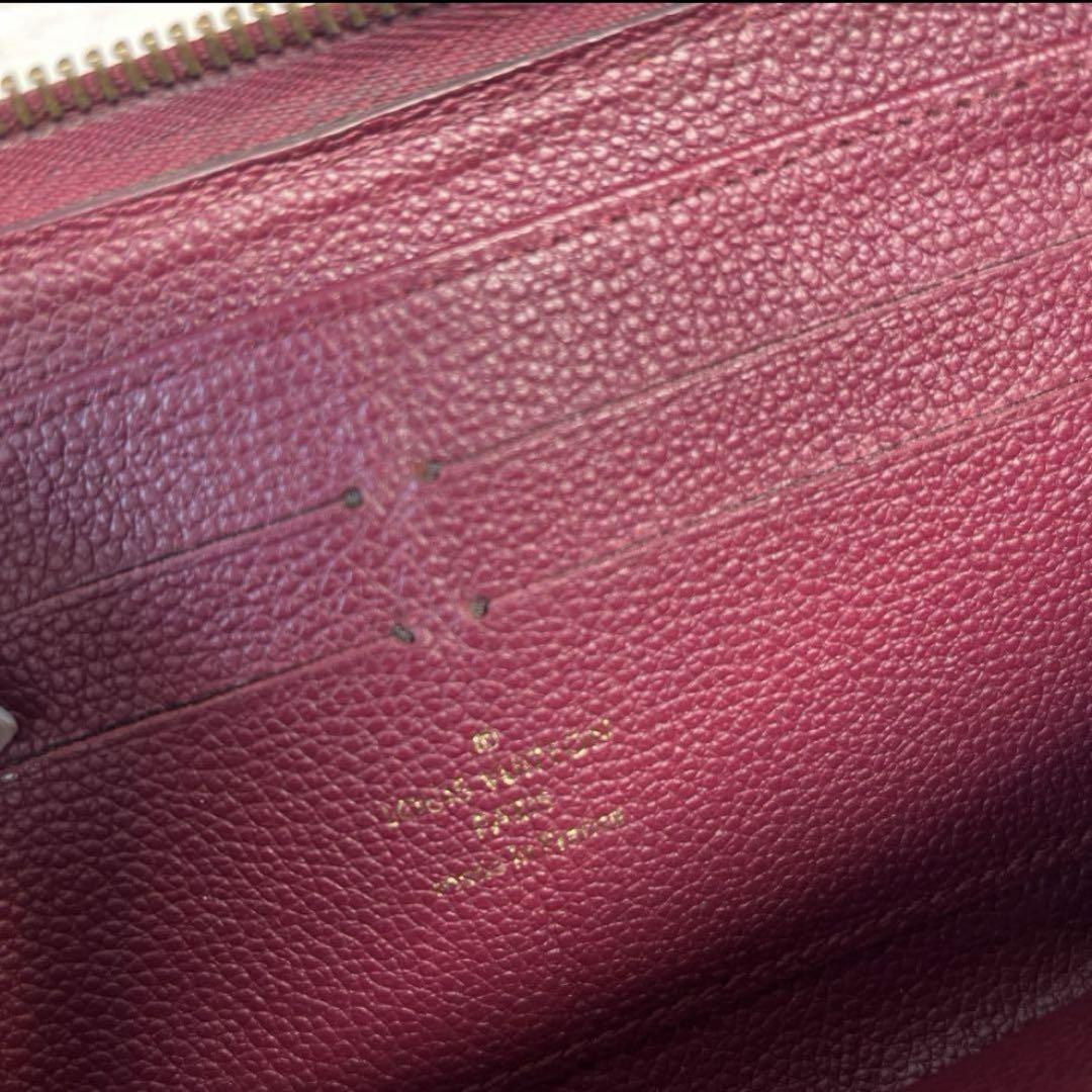 LOUIS VUITTON ヴェルニ ブラック ワインレッド 長財布 - メルカリ