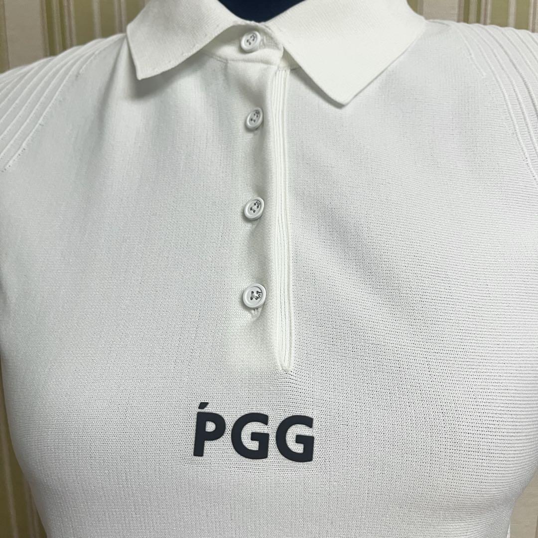 PGG パーリーゲイツ　レディース　ゴルフ　半袖ニット