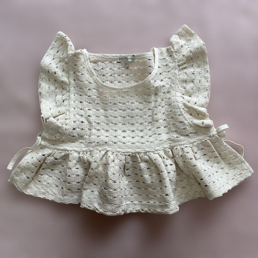 新品　bebe organic ベスト　4y