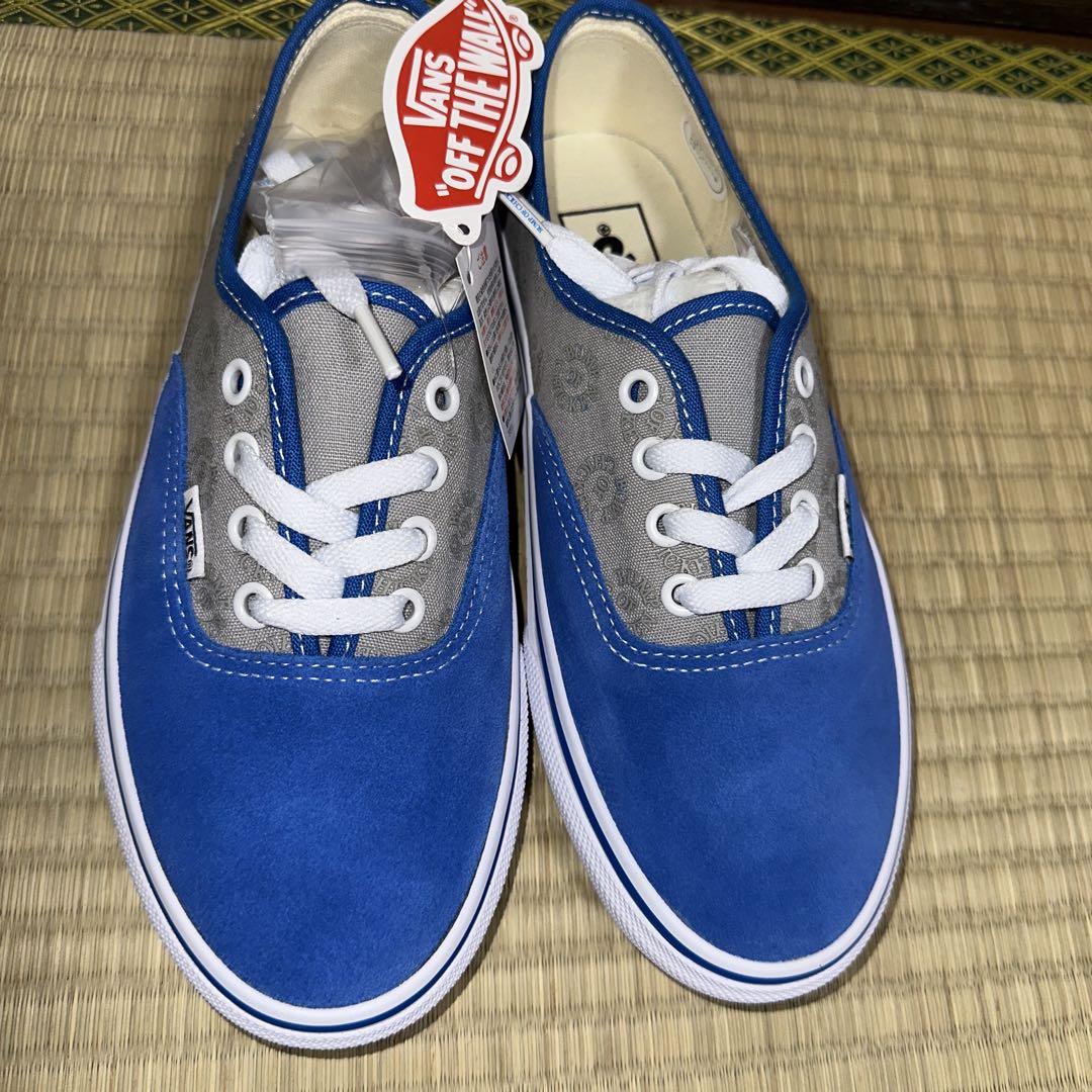 VANS 青 グレー スニーカー