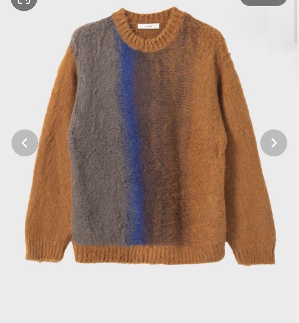 jieDa ジエダ 23A/W GRADATION KNIT モヘアニット