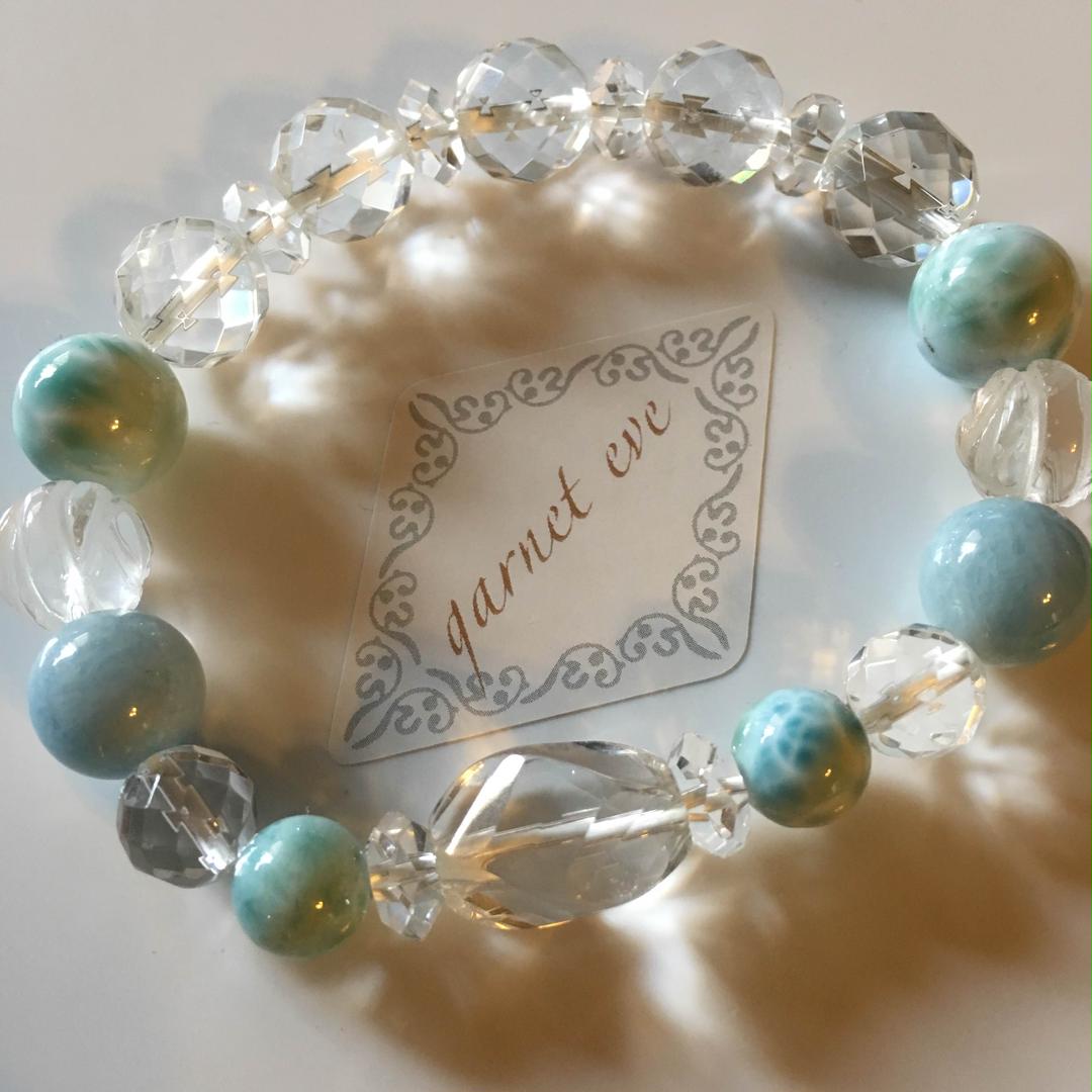 開運✨SALE】 eve♡冬の妖精♡希少✨ラリマー♡高品質✨薔薇
