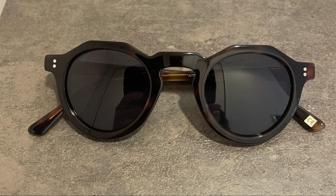 ヨーロッパ　ビンテージ　調　鼈甲　サングラス　レスカ　eyeban レイバン