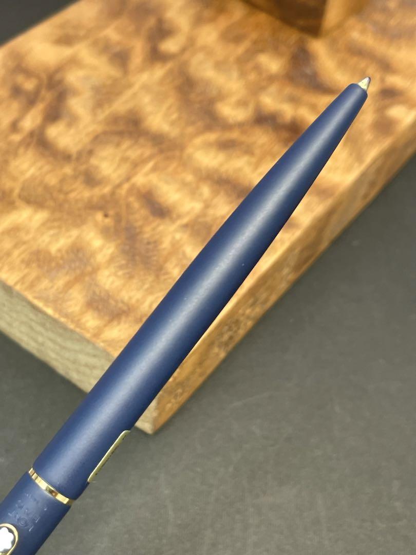 MONTBLANC スリムライン ボールペン ブルー NO.2918 - メルカリ