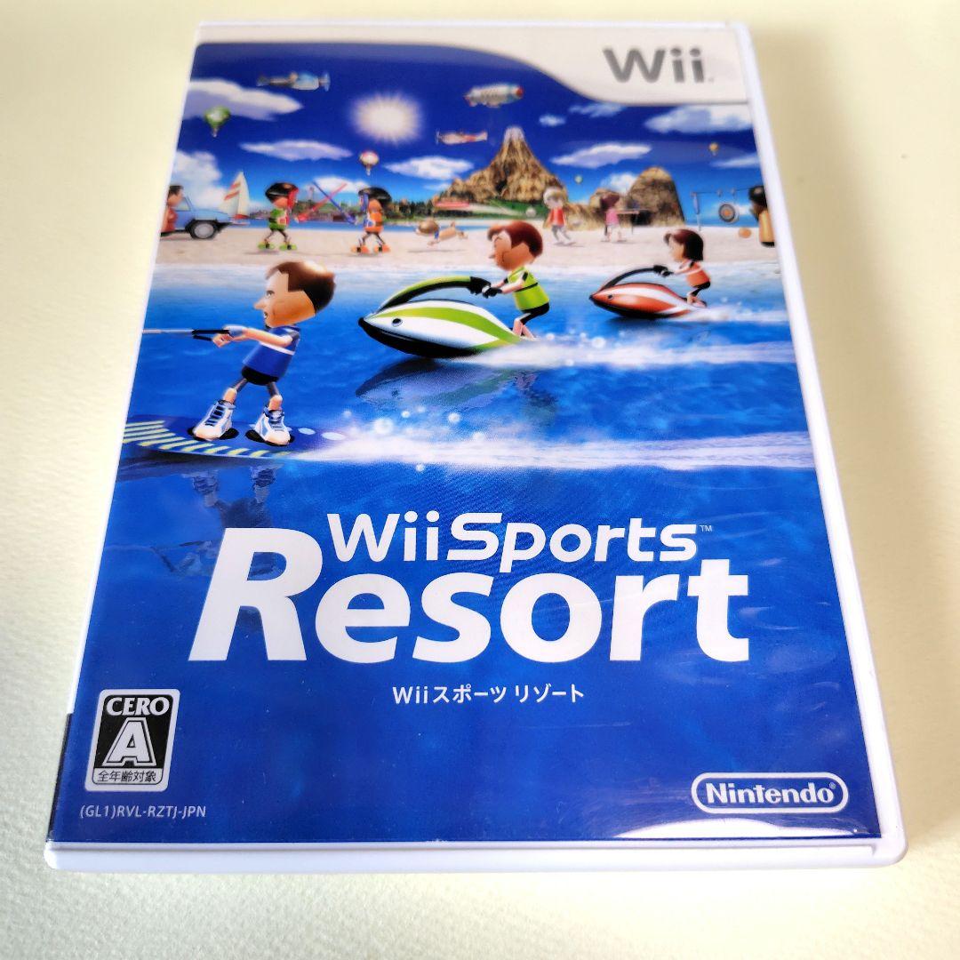 Wii sports resort + ソフト付 Wii Sports Resort (Wii用ソフト) - メルカリ