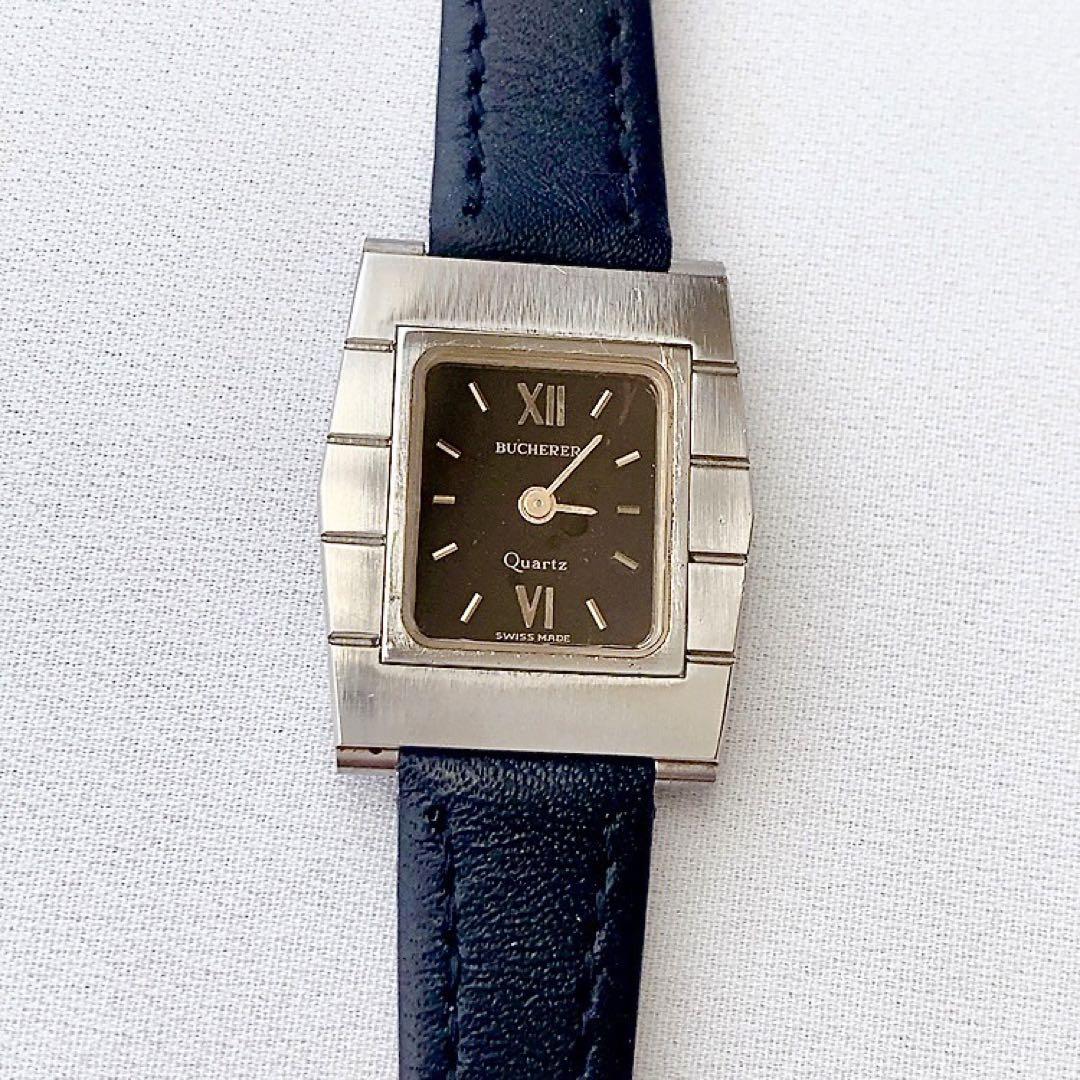 BUCHERER ブッフェラーレディースクォーツ腕時計　2針　稼動品