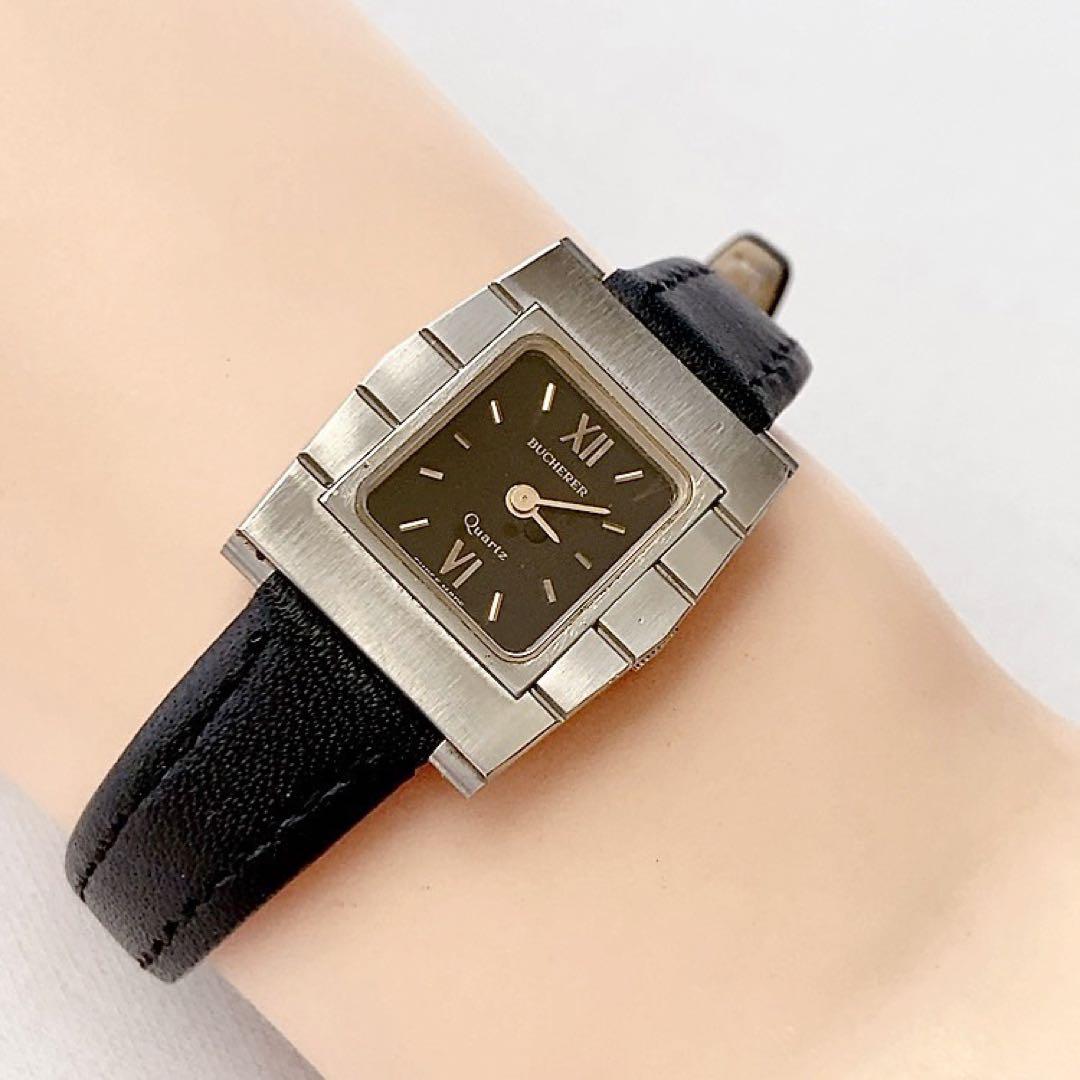 BUCHERER ブッフェラーレディースクォーツ腕時計　2針　稼動品
