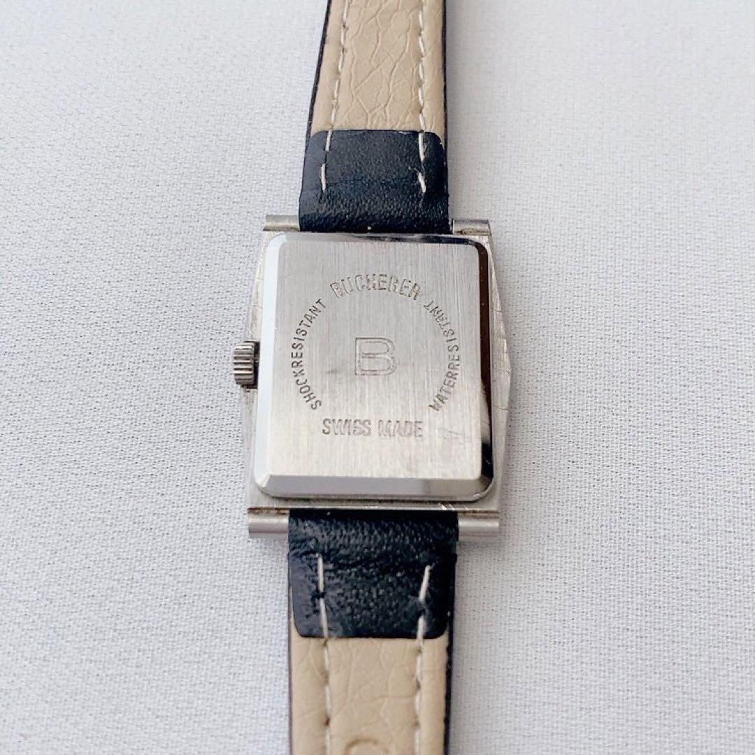 BUCHERER ブッフェラーレディースクォーツ腕時計　2針　稼動品