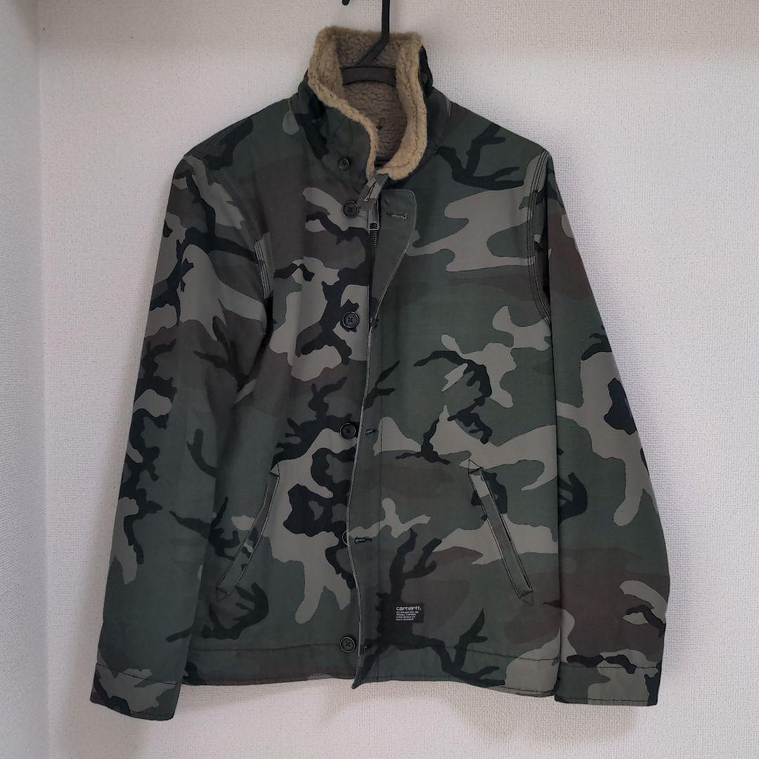 Carhartt 迷彩 中ボアジャケット