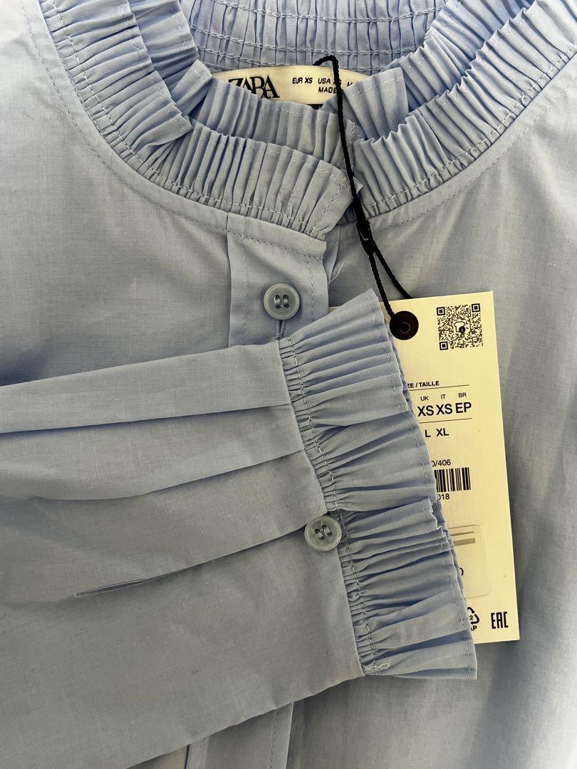 完売　ZARA ザラ　フリルシャツ　XS