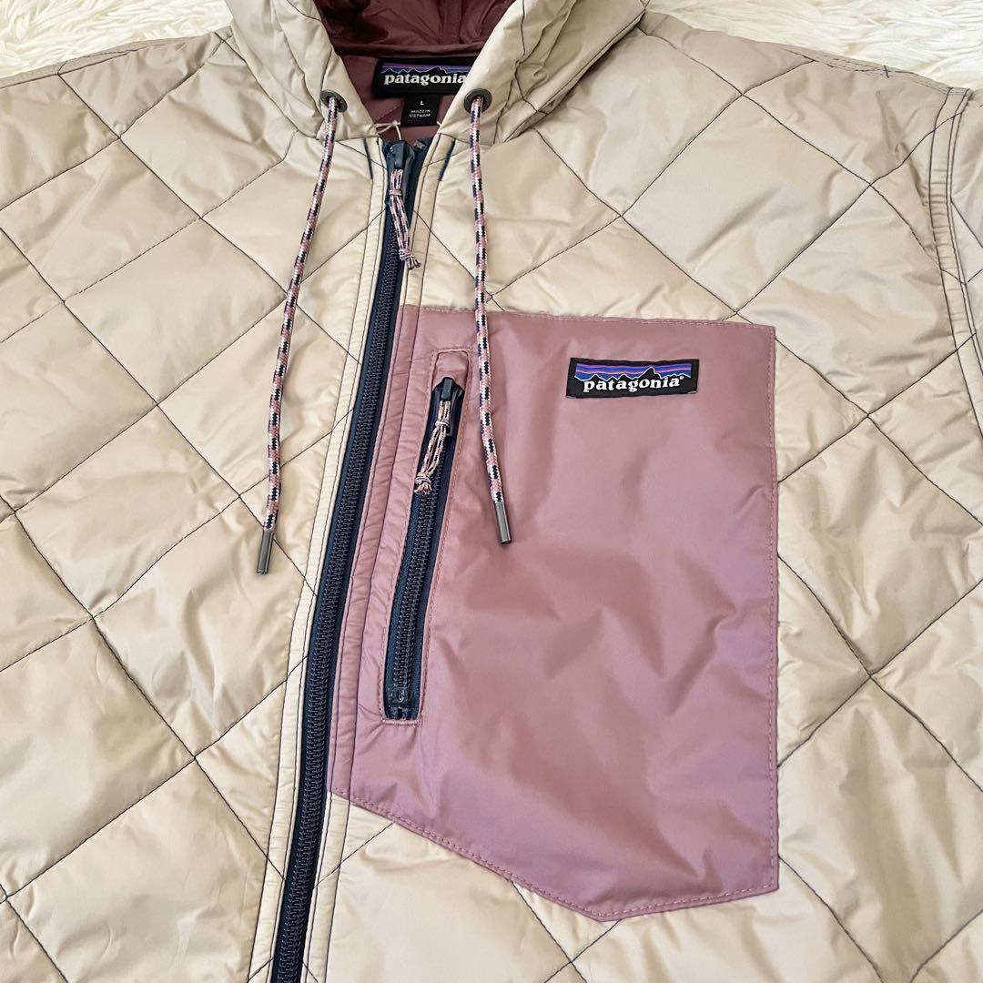 Patagonia★ダイヤモンドキルティングボンバーパーカー★ patagonia ダイヤモンドキルティング ボンバーパーカー L