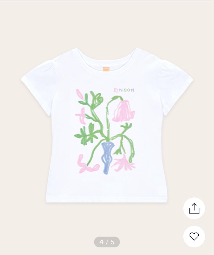 Sinoon Flower vase puff t-Shirts トップス